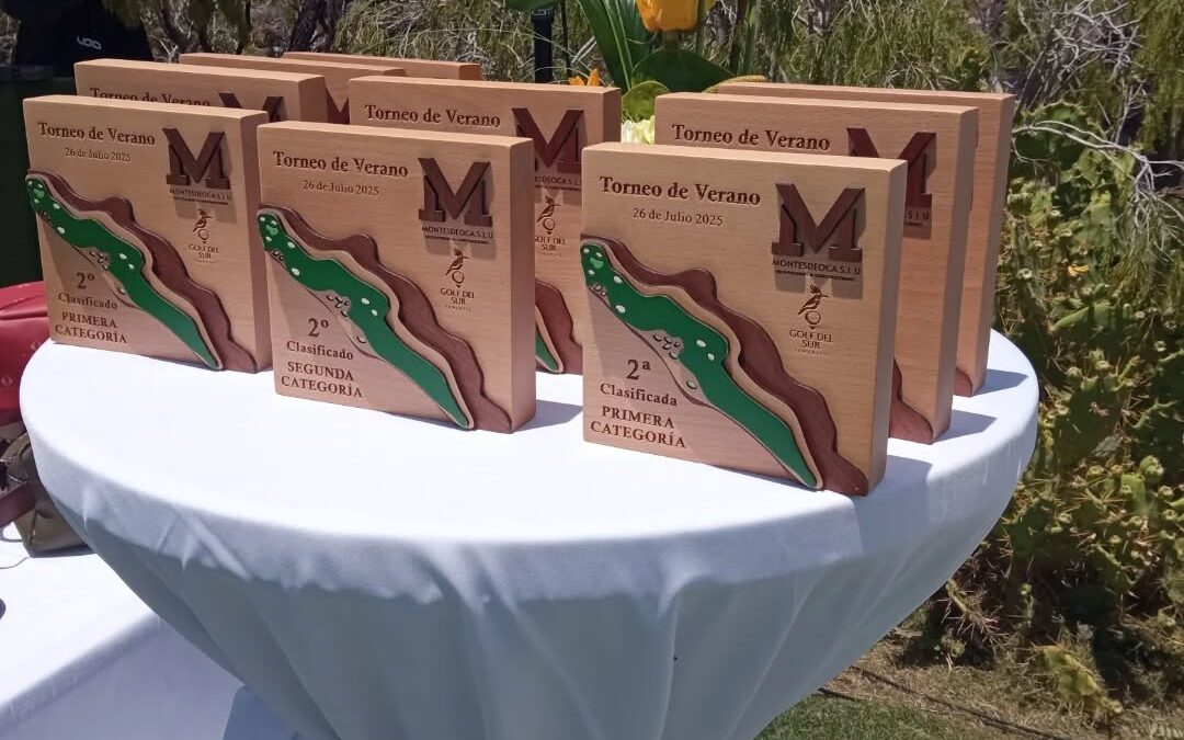 Trofeos para Torneo de Golf Montesdeoca